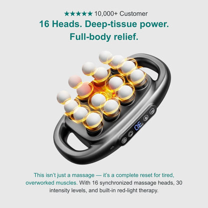 ViraZox™ 16-Head Deep Tissue Massager