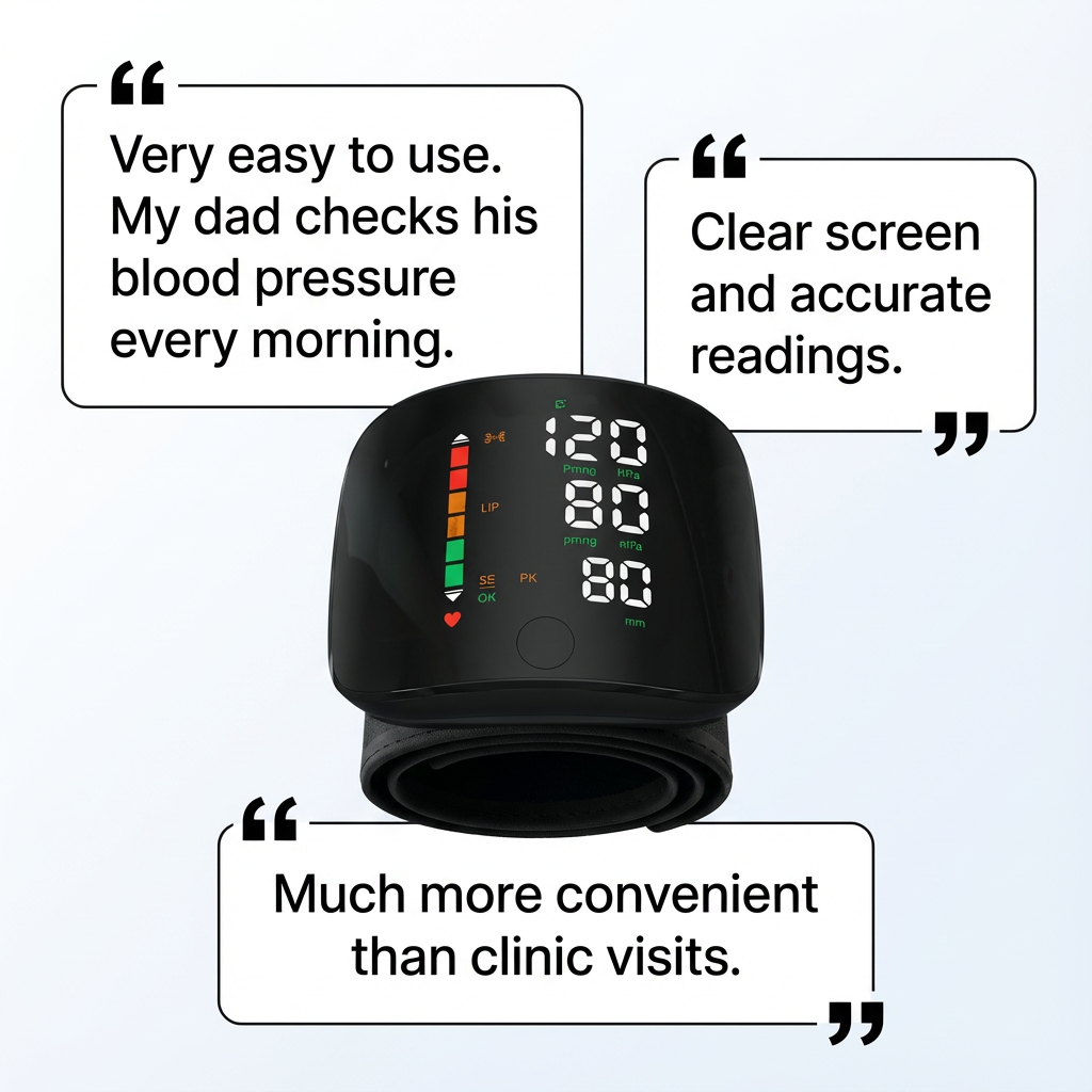 ViraZox™ Wrist Blood Pressure Monitor