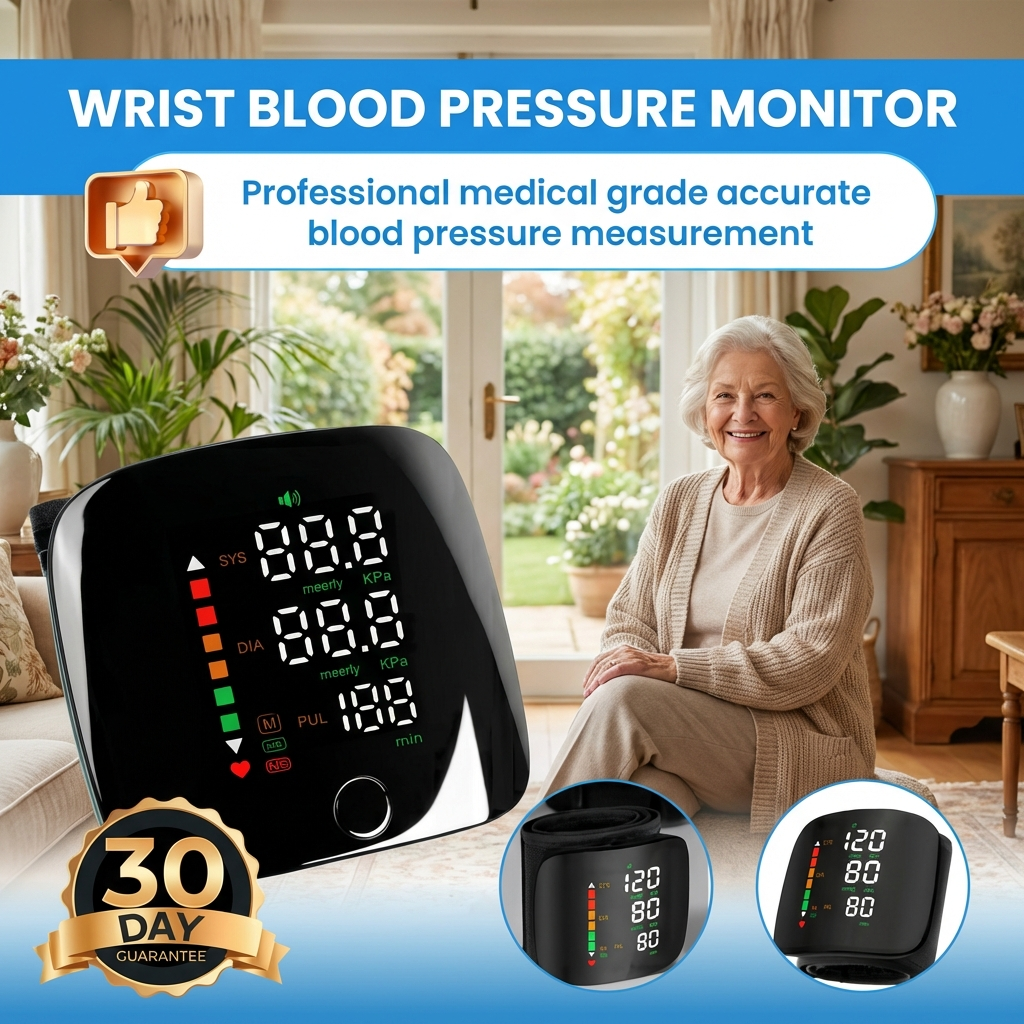 ViraZox™ Wrist Blood Pressure Monitor