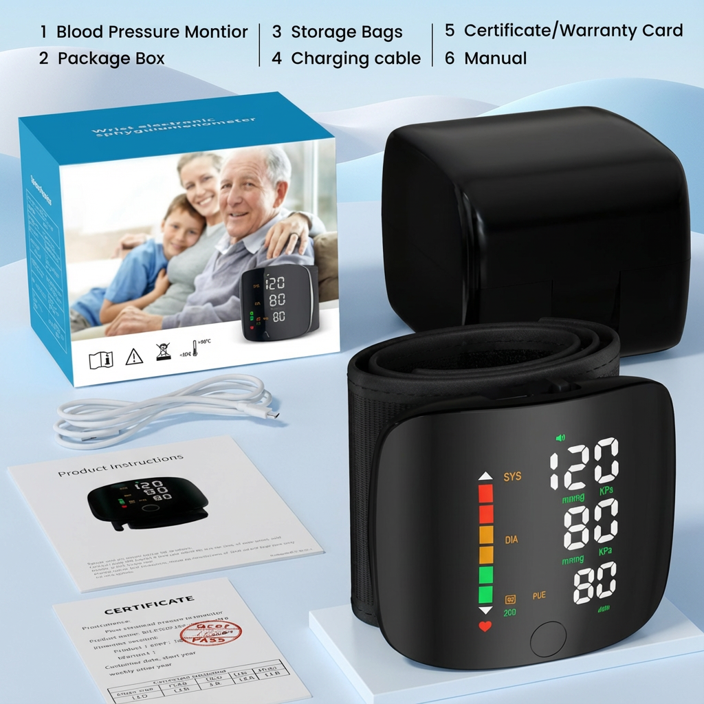 ViraZox™ Wrist Blood Pressure Monitor