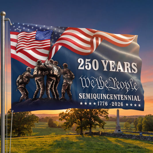 American Flag, 250 Years We The People Semiquincentennial Grommet Flag
