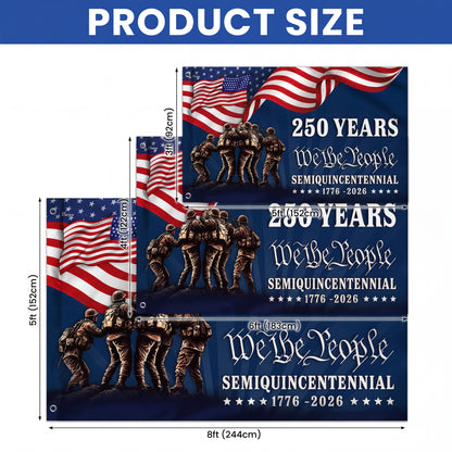 American Flag, 250 Years We The People Semiquincentennial Grommet Flag