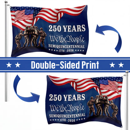 American Flag, 250 Years We The People Semiquincentennial Grommet Flag